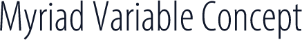 Myriad Variable Concept