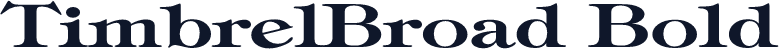 TimbrelBroad Bold