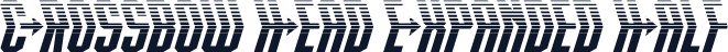 Crossbow Head Expanded Half