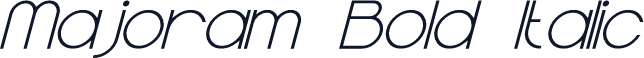 Majoram Bold Italic