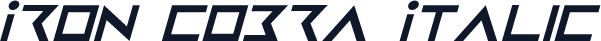 Iron Cobra Italic