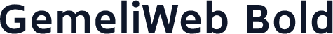 GemeliWeb Bold