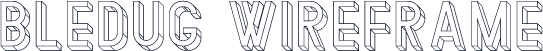 Bledug Wireframe
