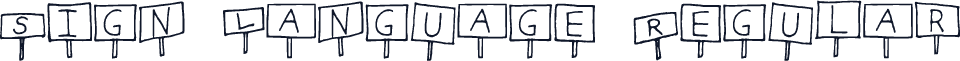 Sign Language Regular