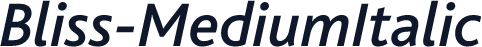 Bliss-MediumItalic