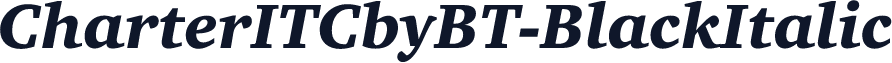 CharterITCbyBT-BlackItalic