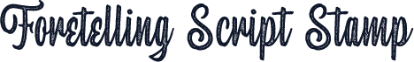 Foretelling Script Stamp