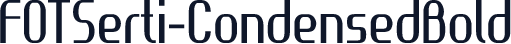 FOTSerti-CondensedBold