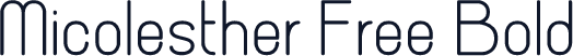 Micolesther Free Bold