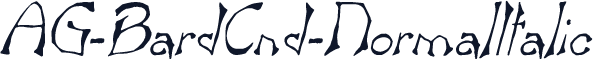 AG-BardCnd-NormalItalic