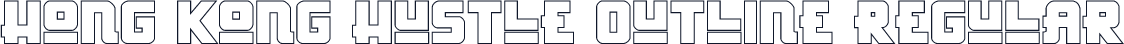 Hong Kong Hustle Outline Regular