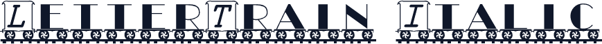 LetterTrain Italic