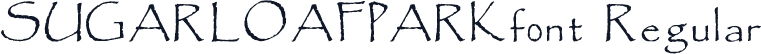 SUGARLOAFPARKfont Regular