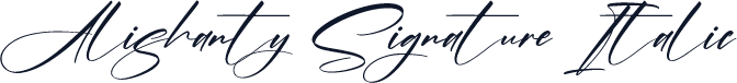 Alishanty Signature Italic
