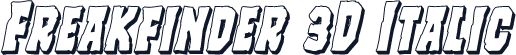 Freakfinder 3D Italic