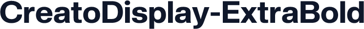 CreatoDisplay-ExtraBold