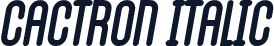 Cactron Italic