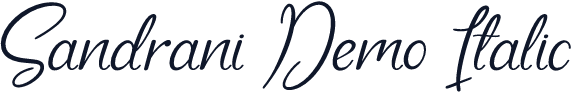 Sandrani Demo Italic