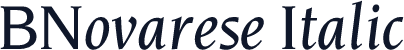 BNovarese Italic