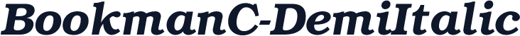 BookmanC-DemiItalic