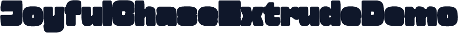 JoyfulChaseExtrudeDemo