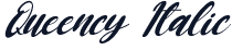 Queency Italic