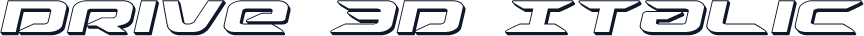Drive 3D Italic