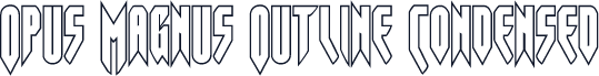 Opus Magnus Outline Condensed