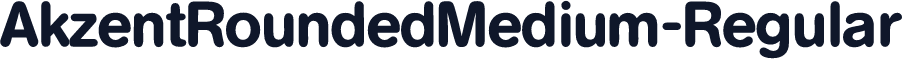 AkzentRoundedMedium-Regular