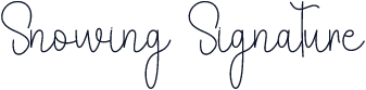 Snowing Signature