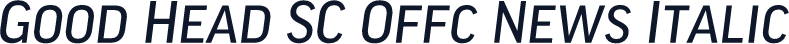Good Head SC Offc News Italic