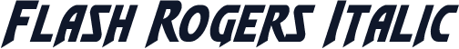Flash Rogers Italic
