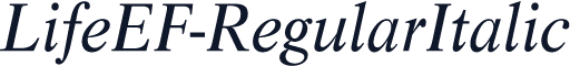 LifeEF-RegularItalic