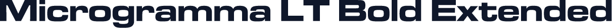 Microgramma LT Bold Extended