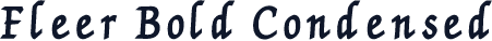Fleer Bold Condensed