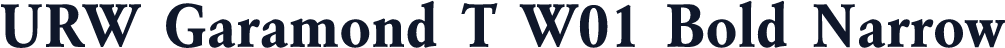 URW Garamond T W01 Bold Narrow
