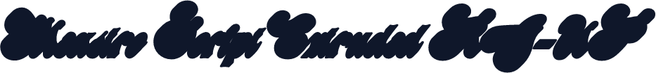 Meastro Script Extruded RG-UP