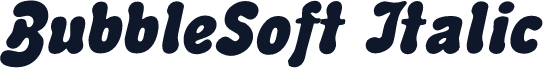 BubbleSoft Italic