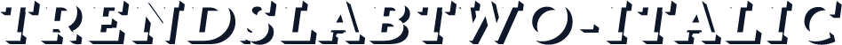 TrendSlabTwo-Italic