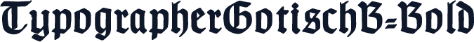 TypographerGotischB-Bold