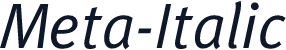 Meta-Italic