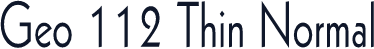 Geo 112 Thin Normal