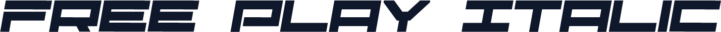 Free Play Italic