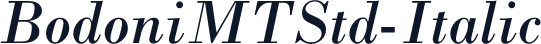 BodoniMTStd-Italic