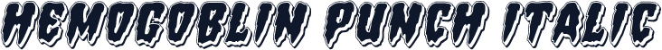 Hemogoblin Punch Italic