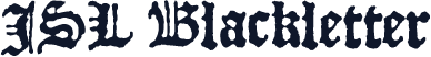 JSL Blackletter