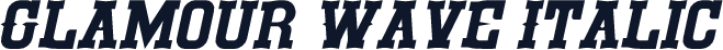 Glamour Wave Italic
