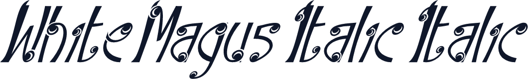 White Magus Italic Italic