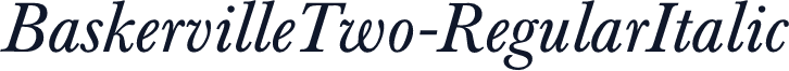 BaskervilleTwo-RegularItalic