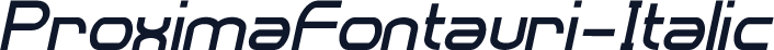 ProximaFontauri-Italic